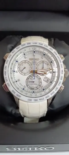美品 セイコー SEIKO SBXB021アストロン 1000本限定10石ダイヤ 美品 セイコー SEIKO SBXB021アストロン 1000本限定10石ダイヤ