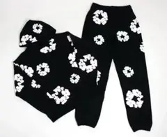 denim tears セットアップ　黒XL