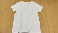 チャンピオン ポケット付き Tシャツ ホワイト