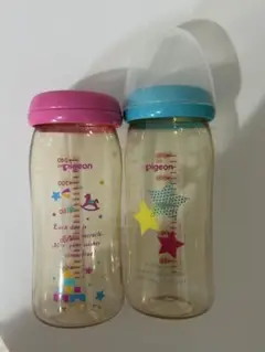 ピジョン　pigeon 哺乳瓶（ほにゅうびん）　240ml 母乳実感　2本セット