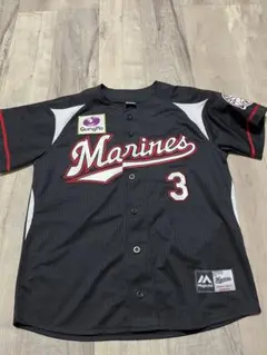 千葉ロッテマリーンズ　角中選手ユニフォーム 背番号3