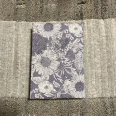 ソフト単行本サイズ☆ブックカバー　リバティ　スイムダンクレア　パープル系