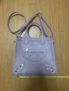 薄紫色斜め掛けバック❣️美品