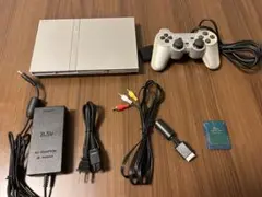 PS2本体すぐ遊べるセットSCPH-75000シルバー動作確認・清掃・メンテ済み