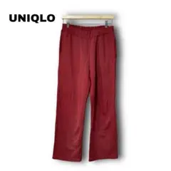 2524★【UNIQLO】　カラースウェット　赤　M　ルームウェア　古着