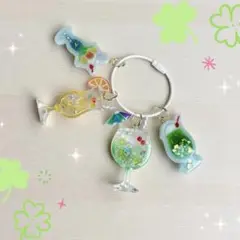 トロピカルジュースジャラジャラ・シャカシャカキーホルダー　No.1