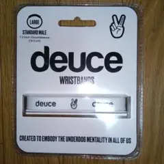 【値下げ不可】新品未開封deuceリストバンド　白
