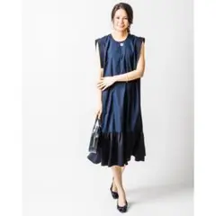 未使用 VIRINA ヴィリーナ スティンンドレス ネイビー