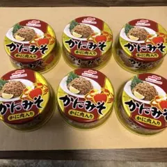 マルハニチロ かに肉いり かにみそ 6缶セット