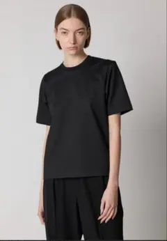 CINOH クルーネック 半袖Tシャツ ブラック　黒