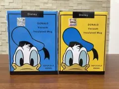 ディズニー ドナルド 真空断熱ジョッキ ステンレスマグカップ コップ 2種セット