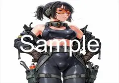 A4サイズアートポスター 1点もの 美女ポスター最高品質 E-J-31