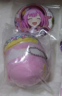 鳳えむ　プロセカ　もちマス　バースデー缶バッジ　グリッター