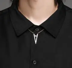 アドラー surgical stainless 「A」necklace ゴールド