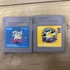 ポケットモンスター 青・ピカチュウ　ゲームボーイソフト　動作未確認