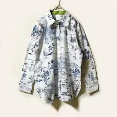 新品✨ ポールスミス Paul Smith 長袖 シャツ 総柄　L