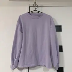 美品 Mサイズスウェット ラベンダー Mサイズ 長袖トレーナー
