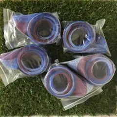 超便利! 5本セット ロッドカバー ロッドソックス ベイト用 トリコロール
