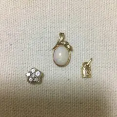 最終本日限定☆ k10 . 10k . 585 ペンダントトップ 3点セット