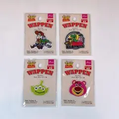 ディズニートイストーリー ワッペン 4個セット