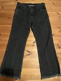 F/CE × Wrangler 77MWZブーツカットジーンズ XL黒