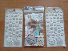 【すみっコぐらし♡もこもこシール2セット＋歯ブラシホルダー付コップ袋♡】