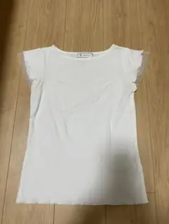フリルトップス　ホワイト