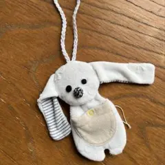 お盆価格♪ミナペルホネンchouchoポケットうさぎさん　ハンドメイド
