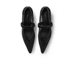 ORR オル　Bobby-Soxer V-cut Shoes Black