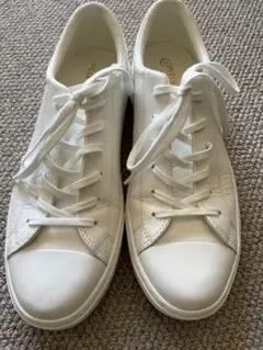CONVERSE クップ 白 レザー オールスター