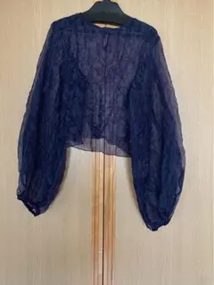 LEINWANDE［Recycle Organdy Pleats Top］