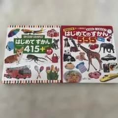 はじめてのずかん 415+ 英語つき　　2冊