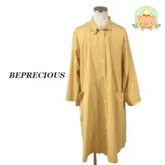 BEPRECIOUS スプリングコート ハイネック イエロー/M