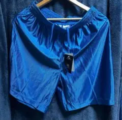青いハーフパンツ XL ポリエステル100%