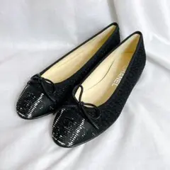 【極美品】CHANEL シャネル バレリーナ パンプス 35 22cm