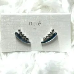 noe シンメトリーデザイン ピアス ステンレスポスト