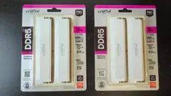 crucial CP2K16G60C36U5W 2セット 16GB×4枚