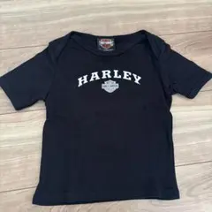 Harley ロゴ Tシャツ ブラック　キッズ