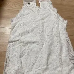 ♪ ADREAMLY レディース レース トップス ホワイト Sサイズ