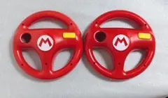 ホリ Wiiハンドル マリオカラー 2本セット