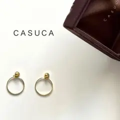 ラ*ル様 CASUCA カスカ フープピアス K14WG ダイヤモンド 満島ひか ラ*ル様 CASUCA カスカ フープピアス K14WG ダイヤモンド 満島