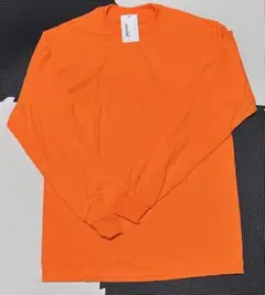 ギルダン　GILDAN ロングTシャツ　新品　オレンジ　Mサイズ　ロンT