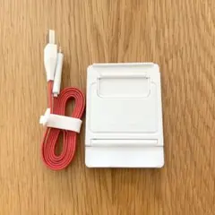 【美品】JAL USB充電ケーブル スマホスタンド 非売品