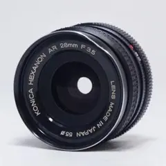 コニカ HEXANON 28mm f3.5 AR オールドレンズ ケース付 68 コニカ HEXANON 28mm f3.5 AR オールドレンズ ケース付 68