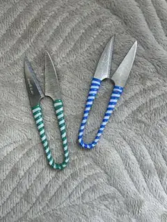 【CARP/カープ】かもめ小鋏 7.5cm 緑 青 2本セット