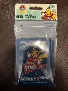 WCS 2025 スリーブ ピカチュウ 未開封 B