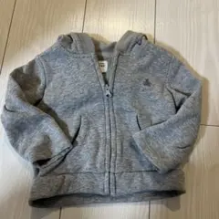 GAP クマ耳パーカー グレー 90cm