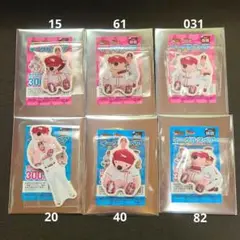 イーグルスベア　ステッカー　6枚セット