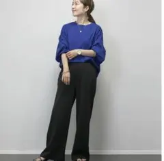 Aletta vita ランタンスリーブ　5分袖トップス