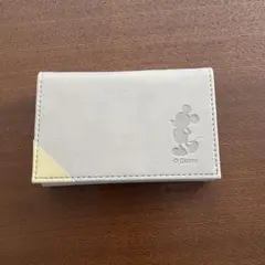 ミッキーマウス 名刺入れ パスケース カード入れ 合皮 ECCジュニア